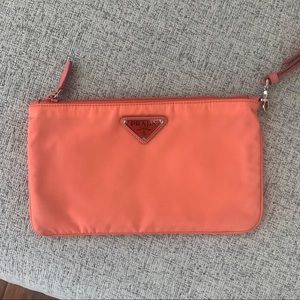 Neon Prada Clutch Wristlet